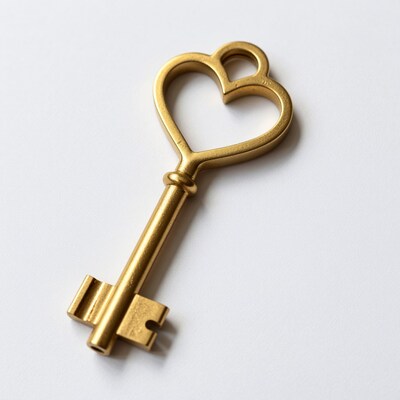 Golden Heart Key