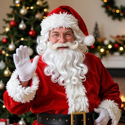 Jolly Santa Claus Waving