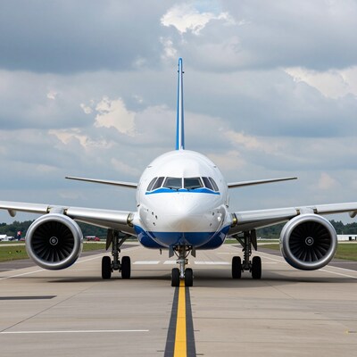 Airplane on runway