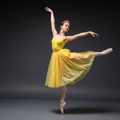 Ballerina in Yellow Tutu