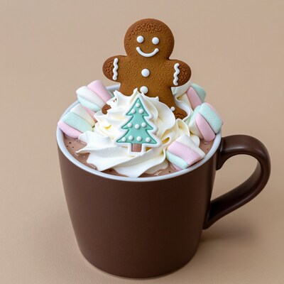Gingerbread Man Hot Chocolate
