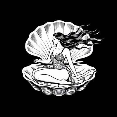 Woman in Seashell