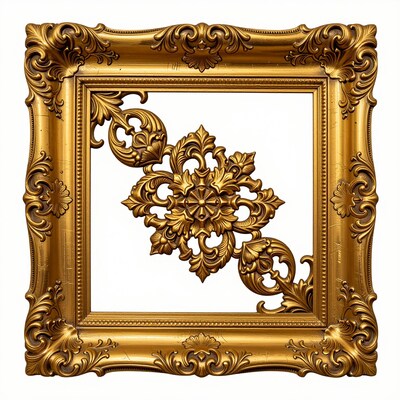 Ornate Gold Picture Frame