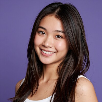 Smiling Asian Woman Portrait