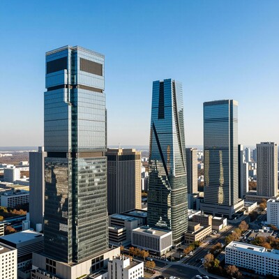 Moscow City Skyscrapers