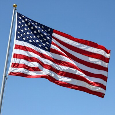 American Flag Waving