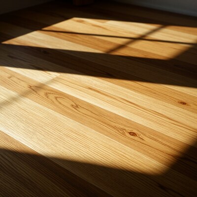 Sunlight on Wooden Floor