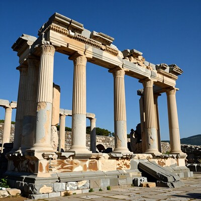 Ancient Greek Temple Ruins