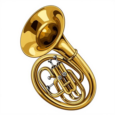 Golden French Horn