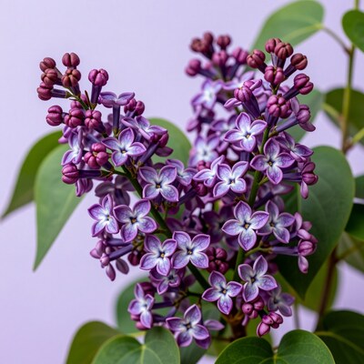 Purple Lilac Flowers