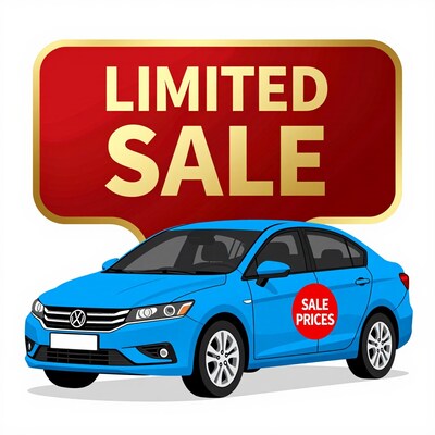 Blue Car Limited Sale