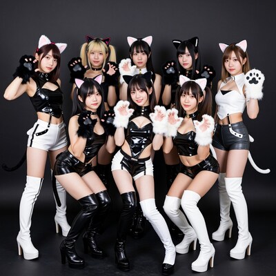 Japanese Cat Girls Group
