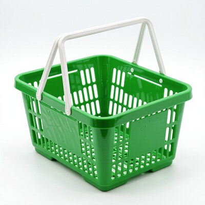 Green Shopping Basket