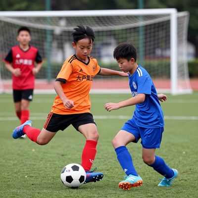 Young Boys Soccer Match