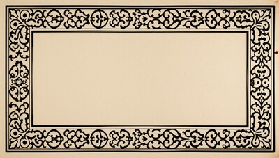 Ornate Black Frame Border