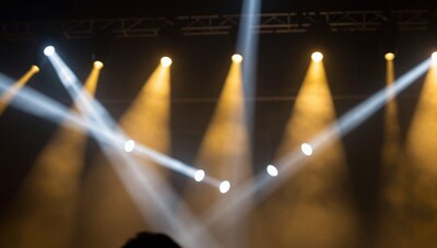 Stage Spotlights Beams
