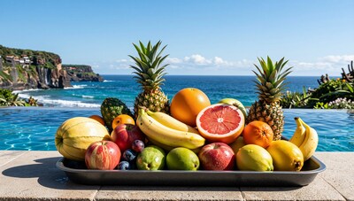 Tropical Fruit Platter by Ocean