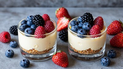 Berry Cheesecake Cups