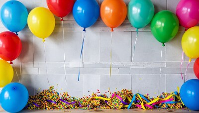Colorful Birthday Balloons
