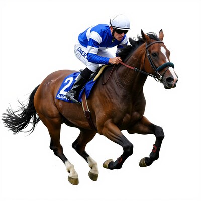 Jockey Racing Horse