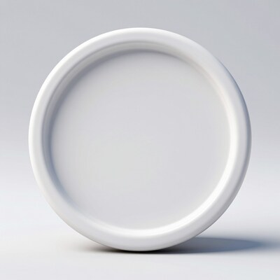 White Ceramic Plate