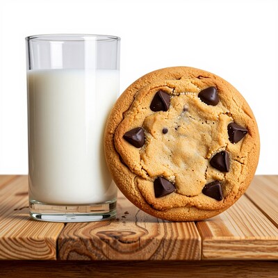 Chocolate Chip Cookie and Milk