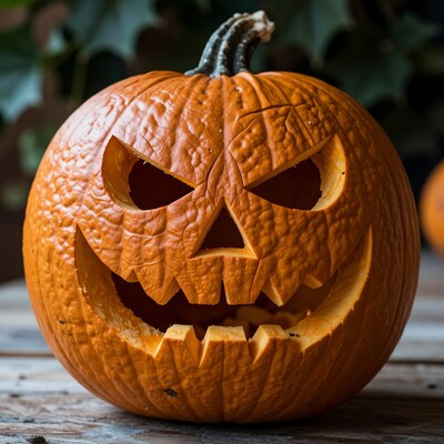 Carved Halloween Pumpkin