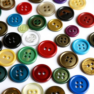Colorful Assorted Buttons
