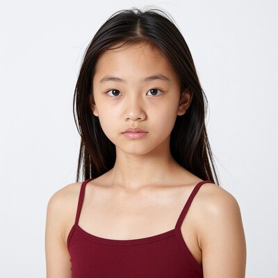 Young East Asian Girl Portrait