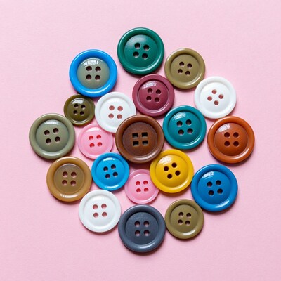 Colorful Sewing Buttons
