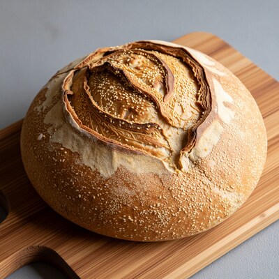 Sesame Sourdough Bread