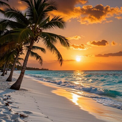 Tropical Beach Sunset