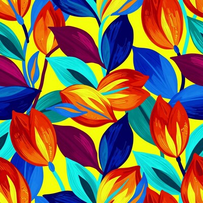 Vibrant Floral Pattern