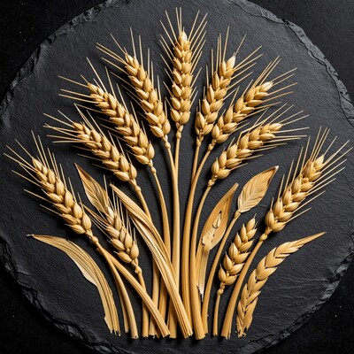 Golden Wheat Stalks