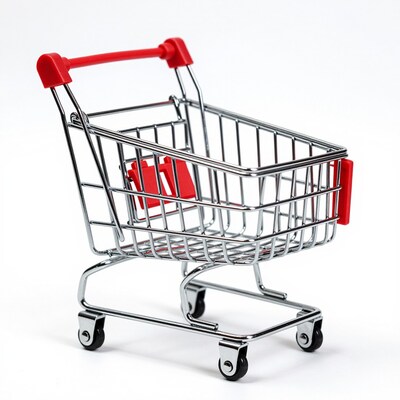 Miniature Shopping Cart