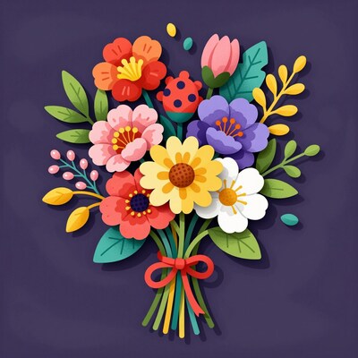 Colorful Flower Bouquet