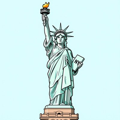Statue of Liberty Illustration