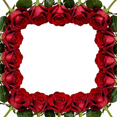Red Roses Frame