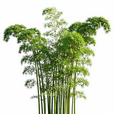 Green Bamboo Plant