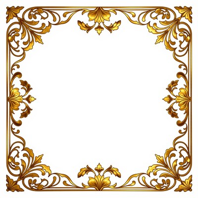 Golden Ornate Frame