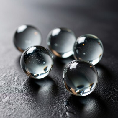 Crystal Clear Glass Spheres