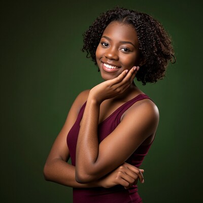 Smiling Black Woman Portrait