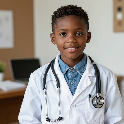 Young Black Boy Doctor