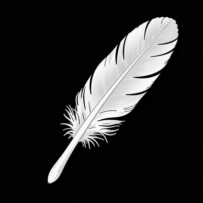 White Feather Illustration