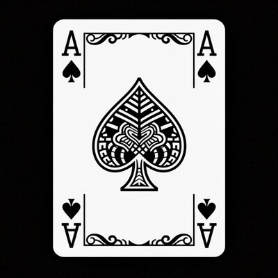 Ace of Spades Card