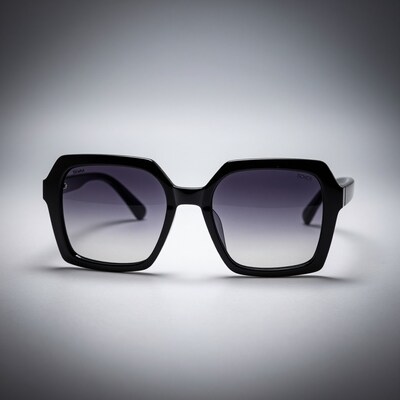 Black Geometric Sunglasses