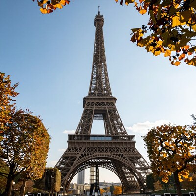 Eiffel Tower in Autumn