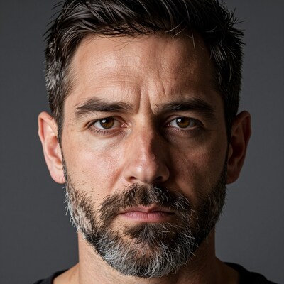Middle-aged man with beard