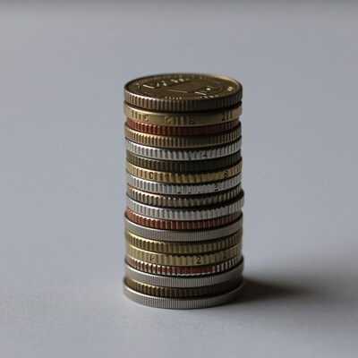 Stack of Euro Coins