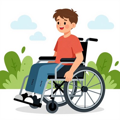 Boy in Wheelchair
